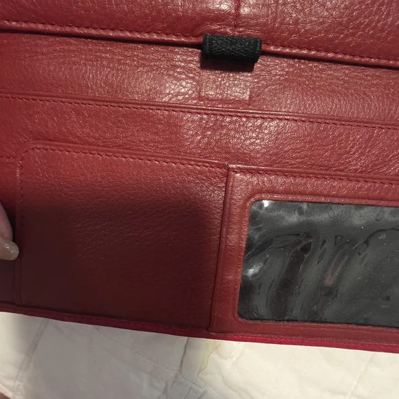 Brighton Red and Cream Crossbody Bag - Picture 14 of 14